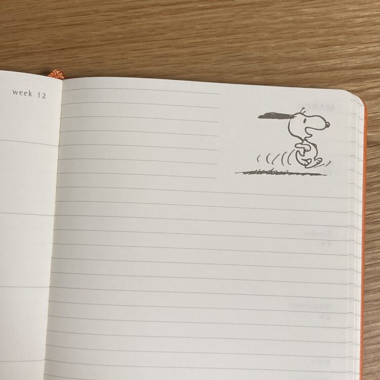 ピーナッツウィークリーダイアリー